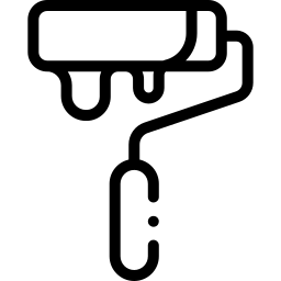 Icono de aplicación de primer adherente para nivelación de piso