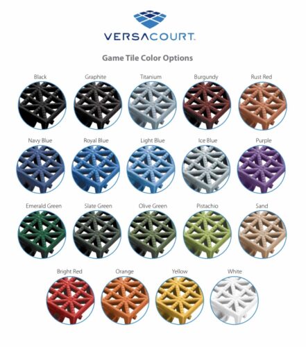 Versacourt - Colores de Modulos para Canchas Deportivas